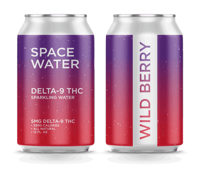SpaceWater Wild Berry 4-Pack